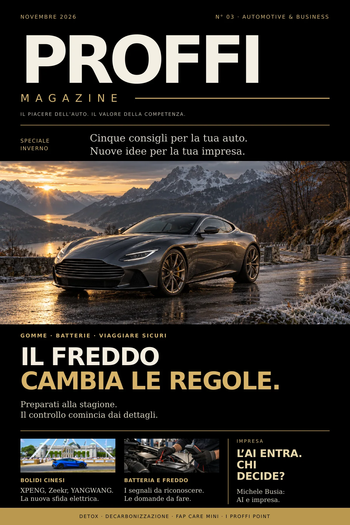 Copertina Proffi Magazine novembre 2026