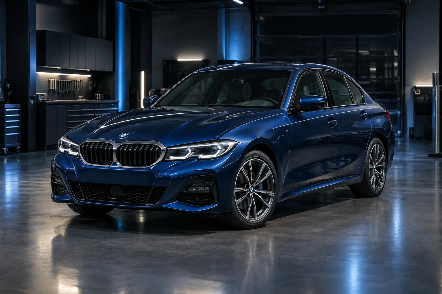 BMW 330e G20 in officina
