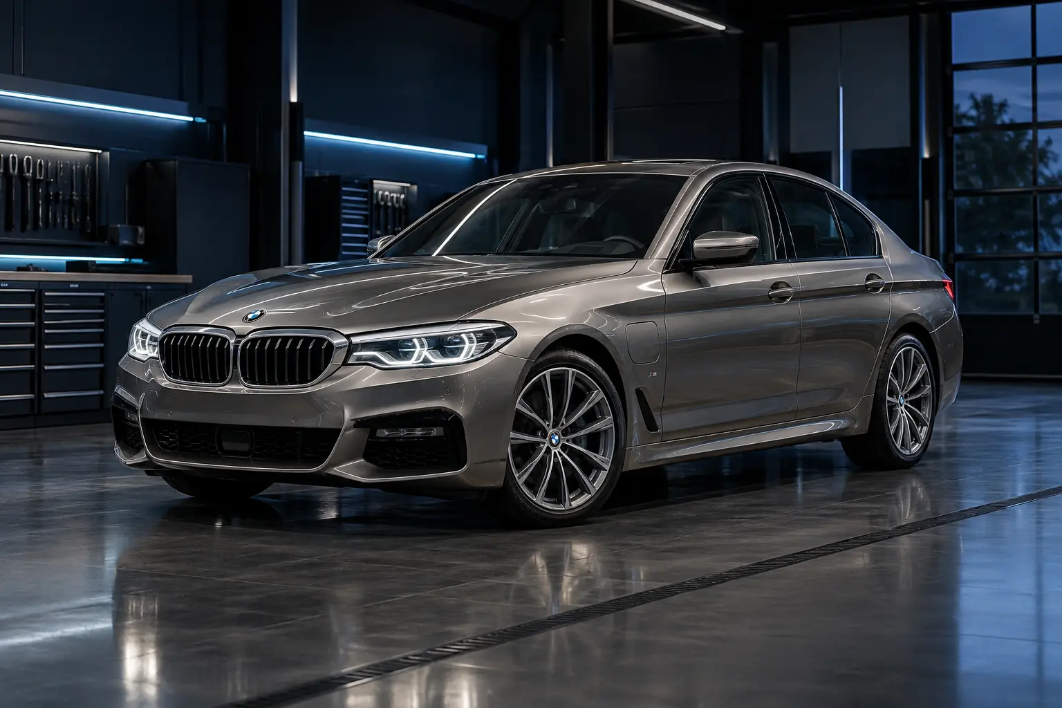 BMW 530e G30 in officina
