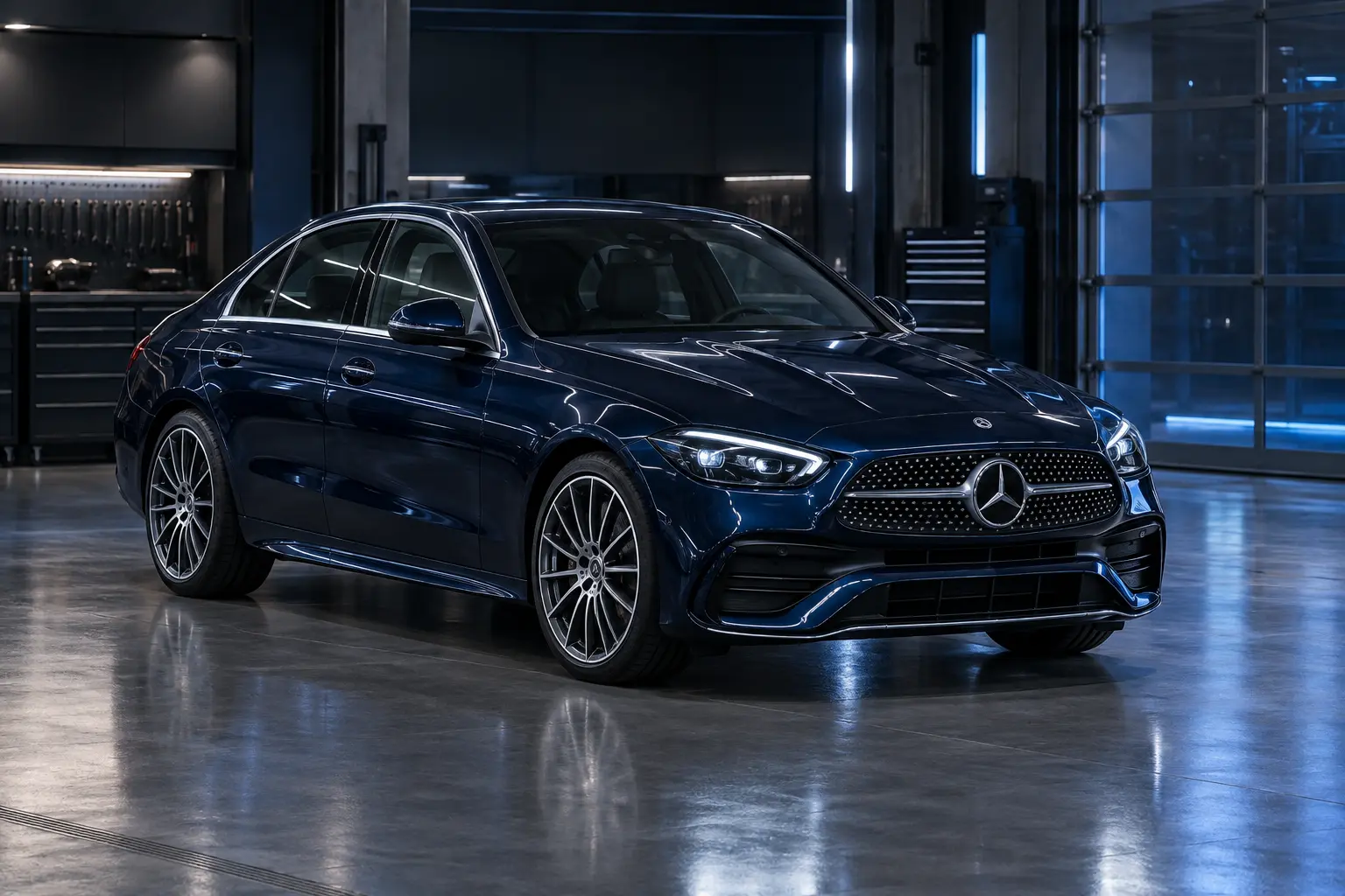 Mercedes-Benz Classe C W206 in officina