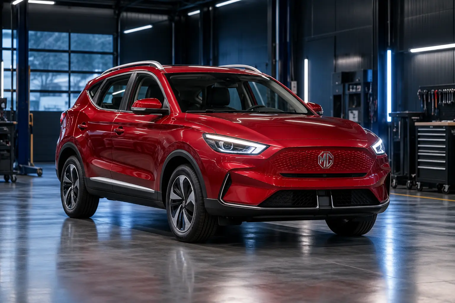 MG ZS EV in officina
