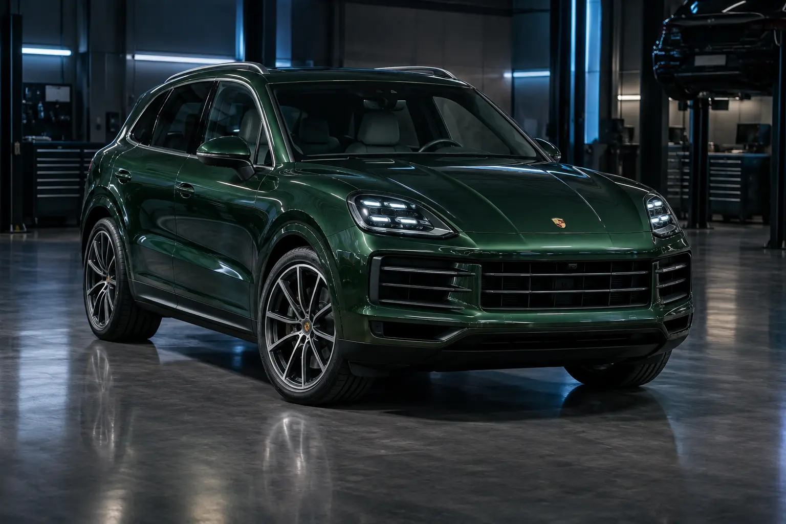 Porsche Cayenne in officina