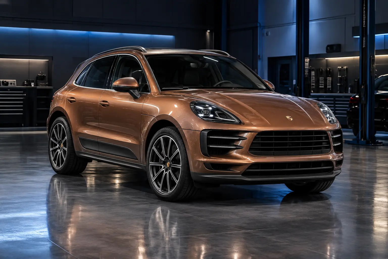 Porsche Macan 95B in officina