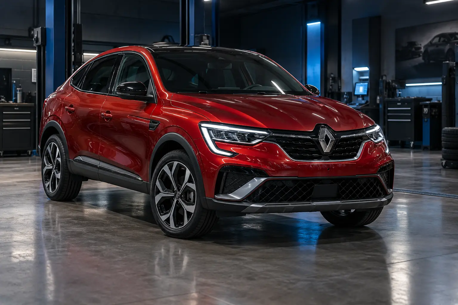 Renault Arkana E-Tech in officina
